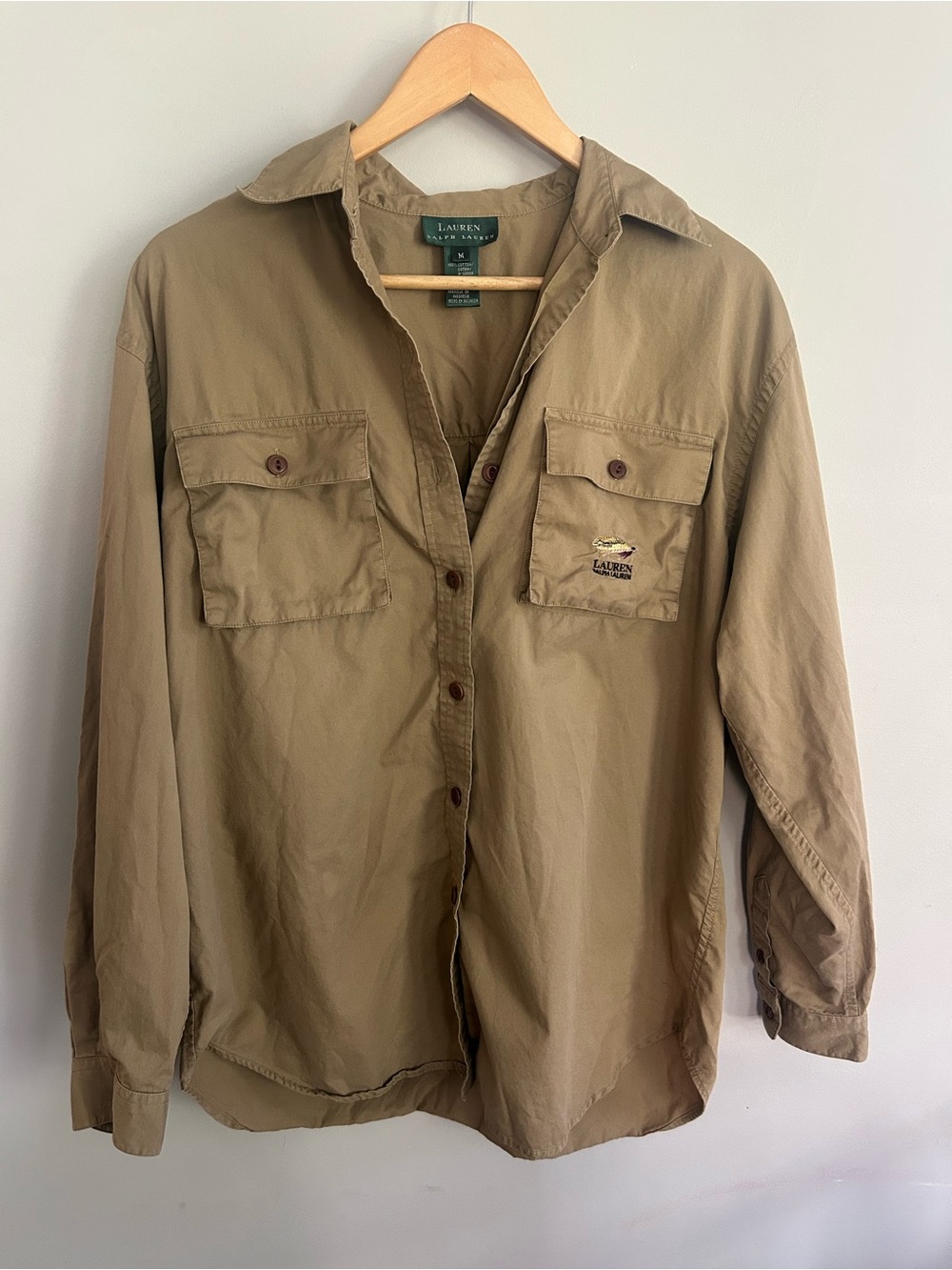 Vintage Ralph Lauren Outdoor / Fly-Fishing Utility Button-Down Shirt - Picture 1 of 6